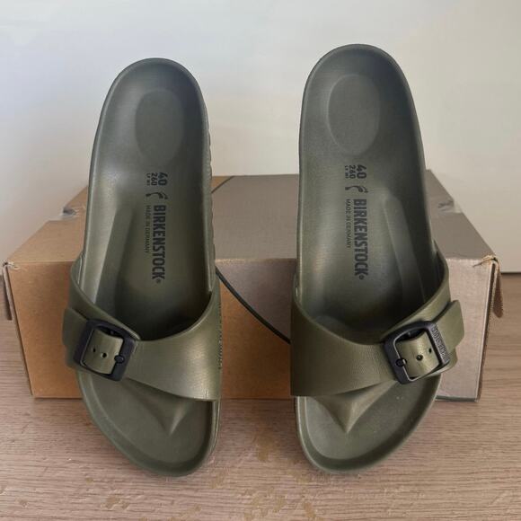 Birkenstock Madrid Eva Forest Green Slides - SZ Men 7- Women 9 main image 5